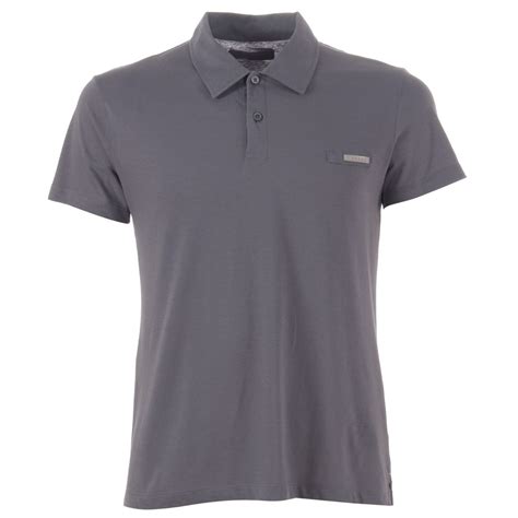 prada grey polo